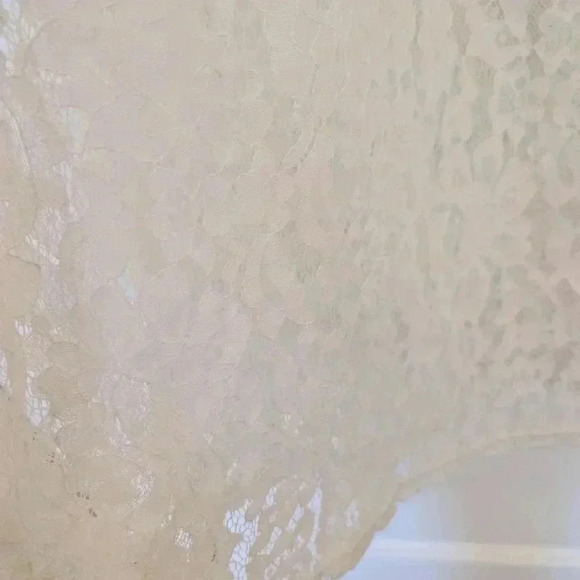 Vintage long cotton and lace nightie size 6 - Picture 3 of 6